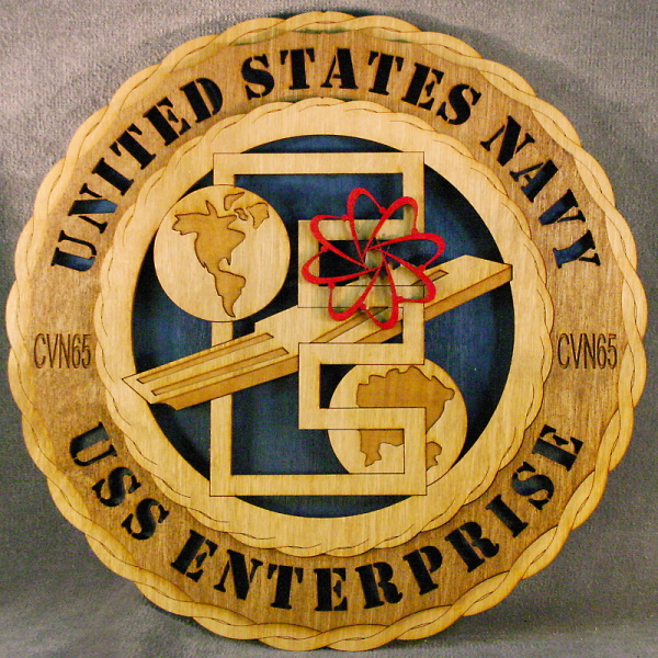 USS Enterprise Wall Tribute - CVN65